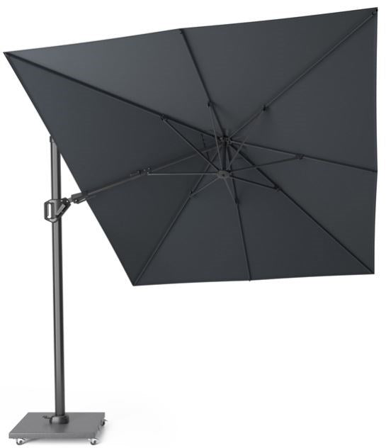 CHALLENGER T2 parasol 350x260cm - antra/ antraciet excl. voet
