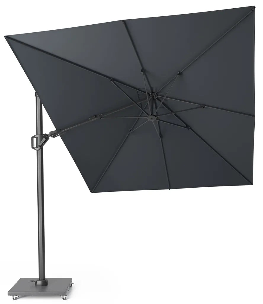 CHALLENGER T2 parasol 350x260cm - antra/ antraciet excl. voet