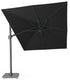 CHALLENGER T2 parasol 350x260cm - zwart/ antraciet excl. voet