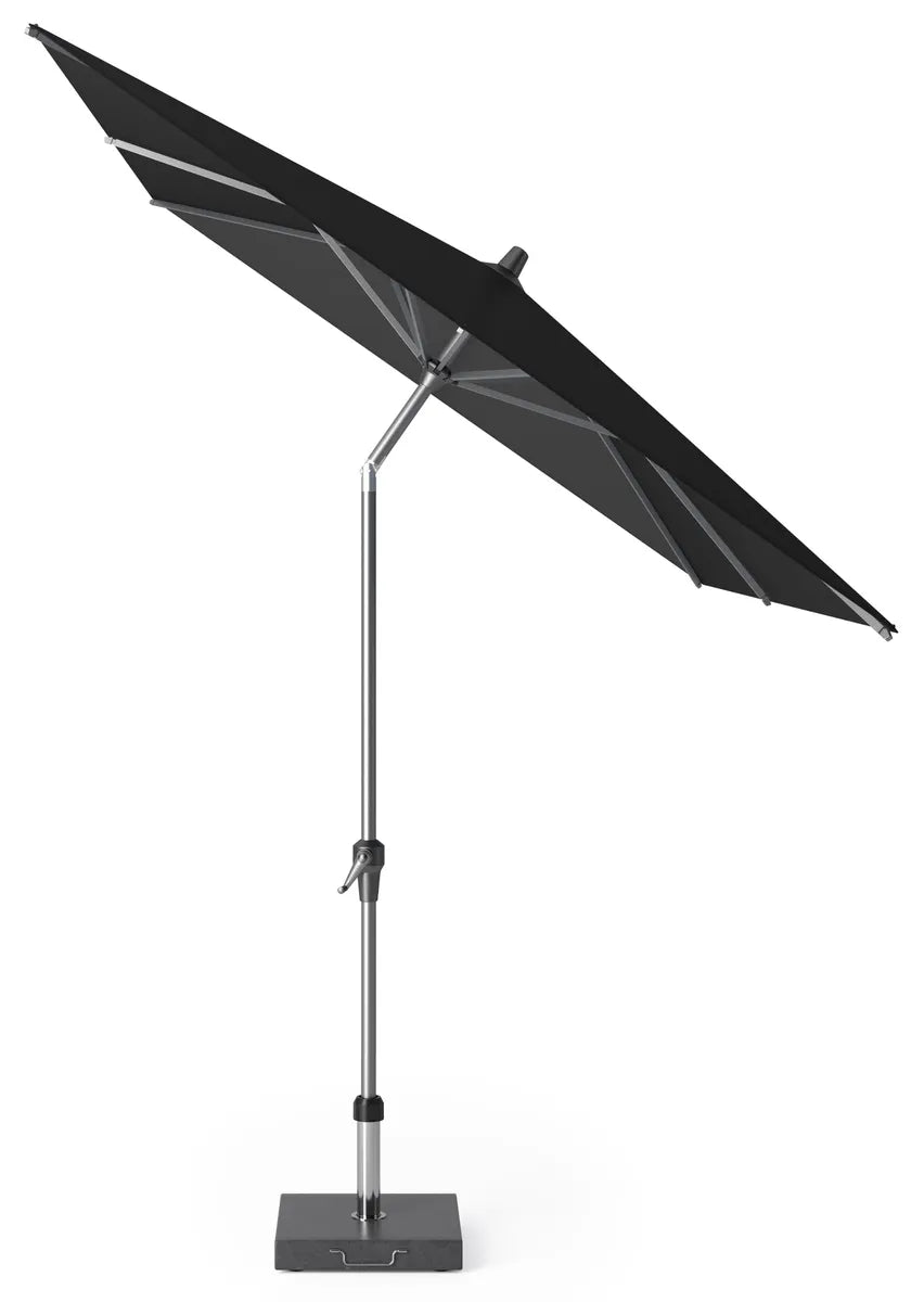 Platinum RIVA parasol - 3x2m - zwart excl. voet