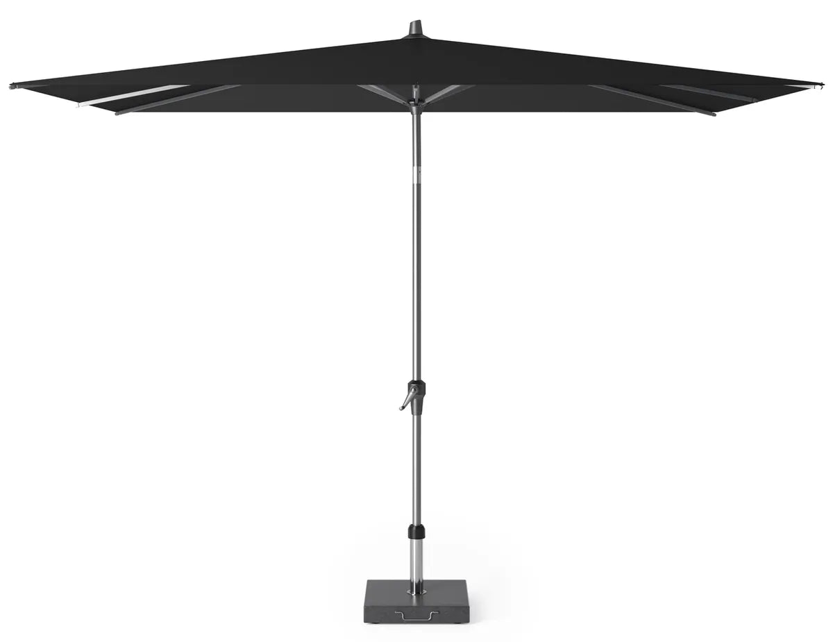 Platinum RIVA parasol - 3x2m - zwart excl. voet