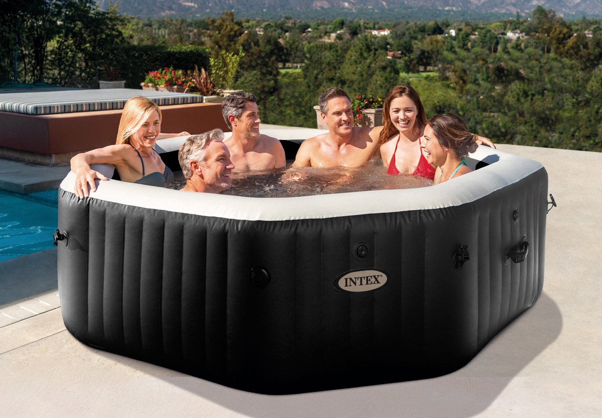 INTEX - PureSpa jacuzzi CARBON 6pers - 218x71cm - spa set