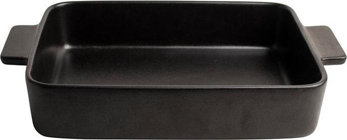 GUSTA Ovenschaal 29.5x23.5x6.5cm - zwart tu uc