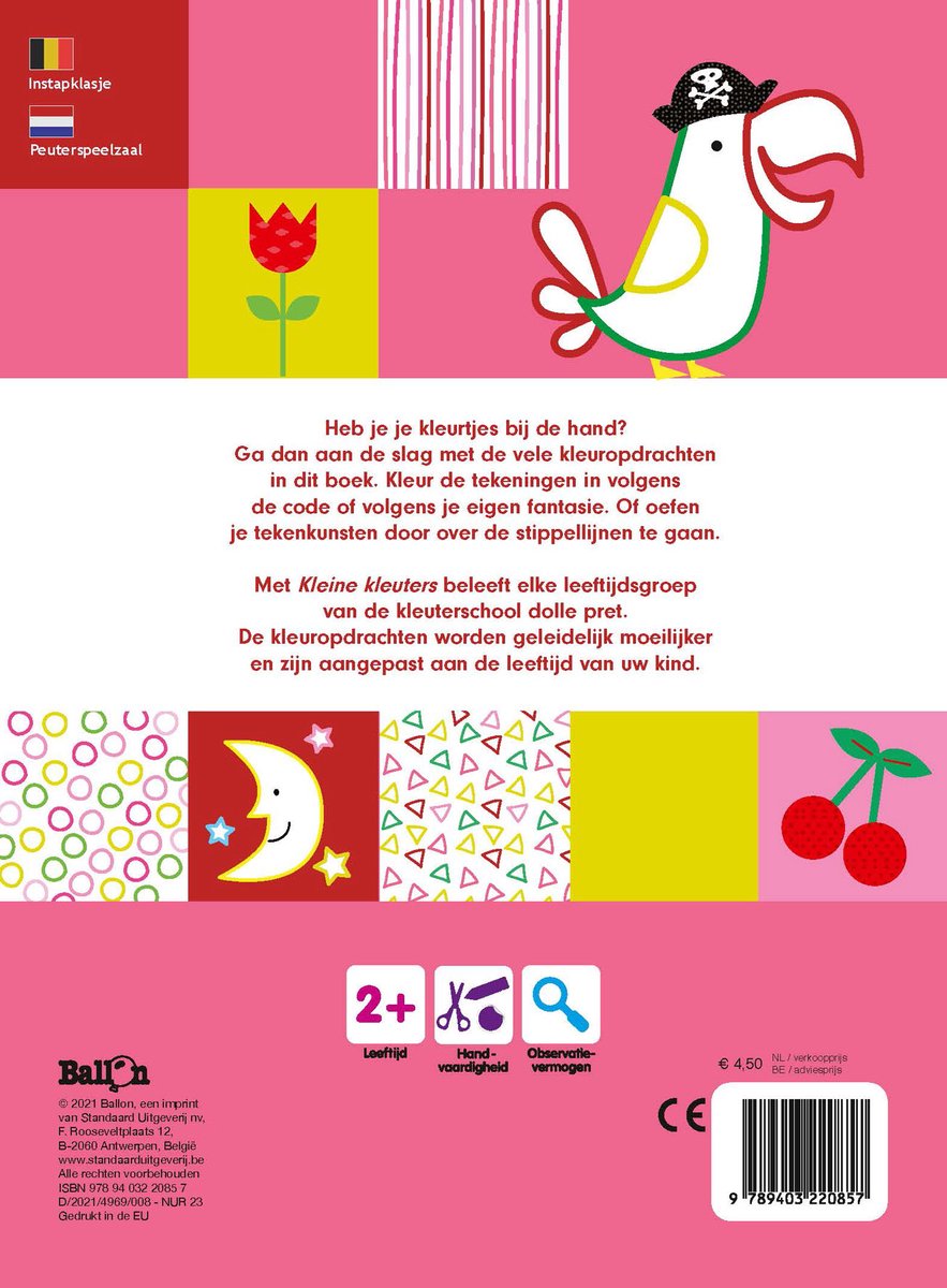 Kleine kleuters kleurpret - 2j.