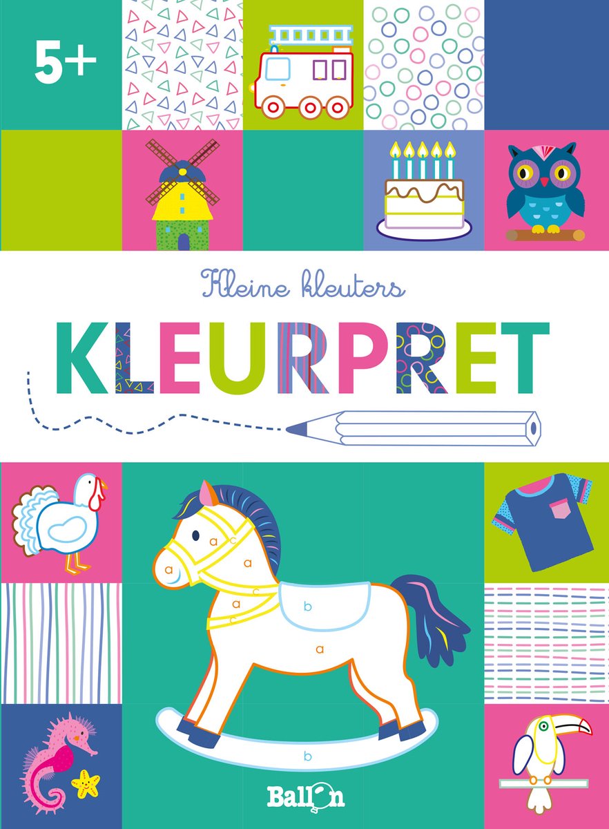 Kleine kleuters kleurpret - 5j.