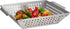 GEFU BBQ mand L met handgrepen - barbecu eschaal met gaatjes 33x28cm H7.5cm