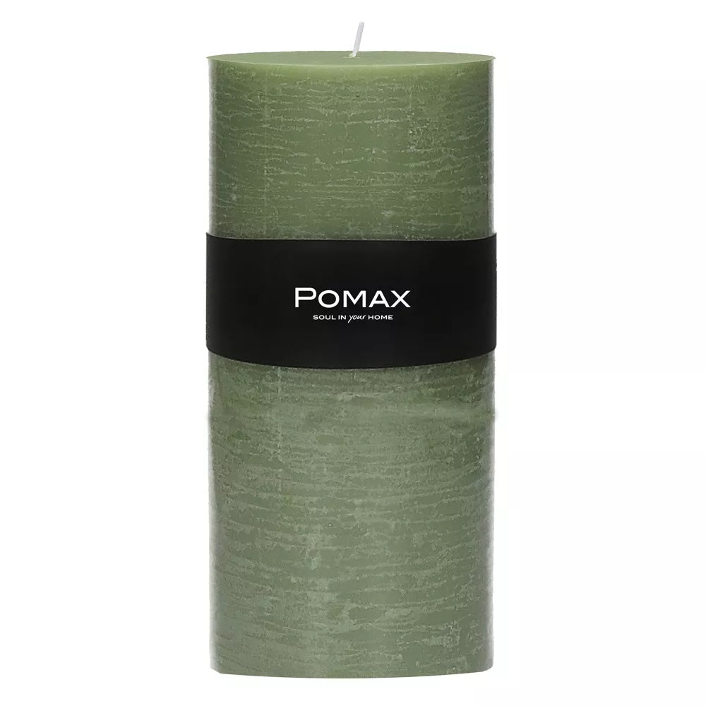 POMAX Kaars 10x20cm - avocado