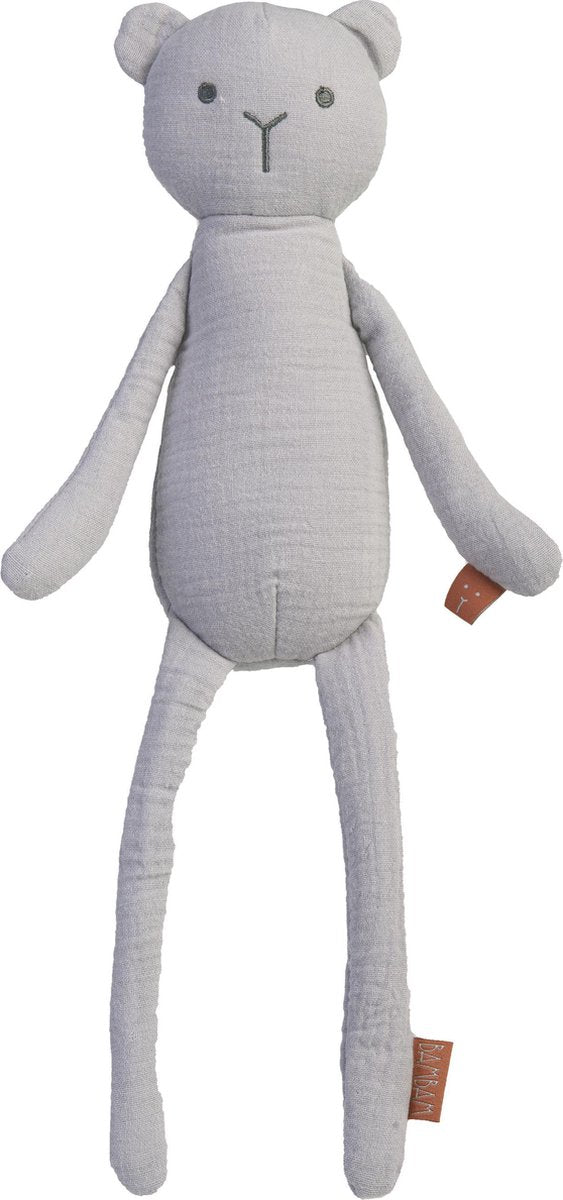 BAM BAM Organic Bear - knuffel - grijs
