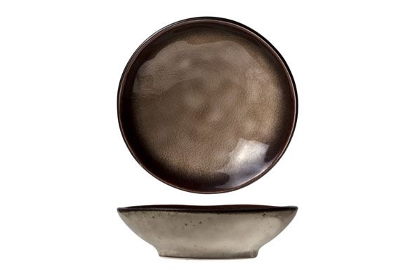 COSY&TRENDY Atilla - Aperoschaal 9.5cm - bruin             TU uc --> FOREST