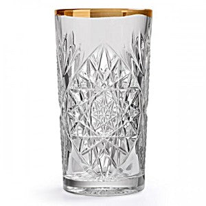 LIBBEY Hobstar gold imperf.- Bekerglas 355ml