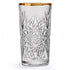 LIBBEY Hobstar gold imperf.- Bekerglas 355ml