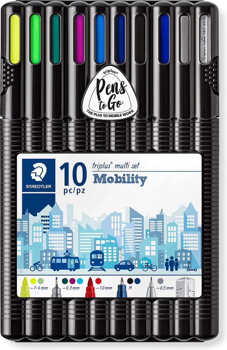 STAEDTLER Triplus multi mobility set - 10st