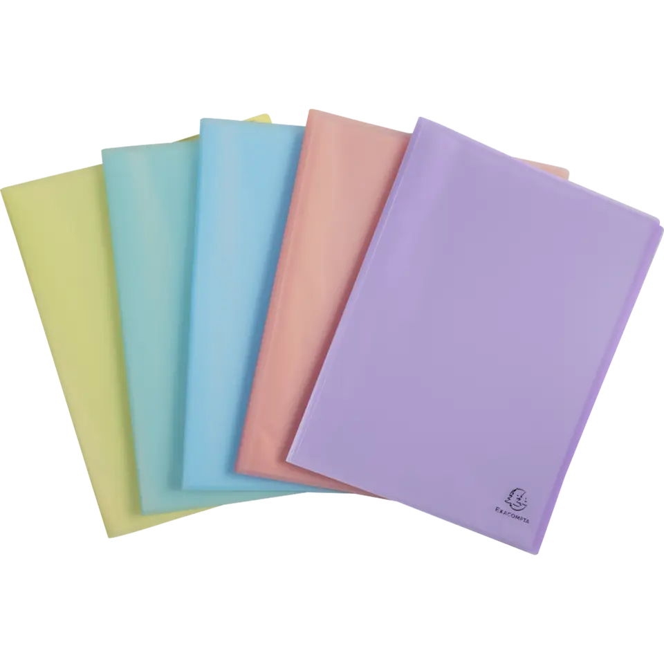 EXACOMPTA Chromaline - Showalbum A4 met 50mappen - pastel ass. (prijs per stuk)
