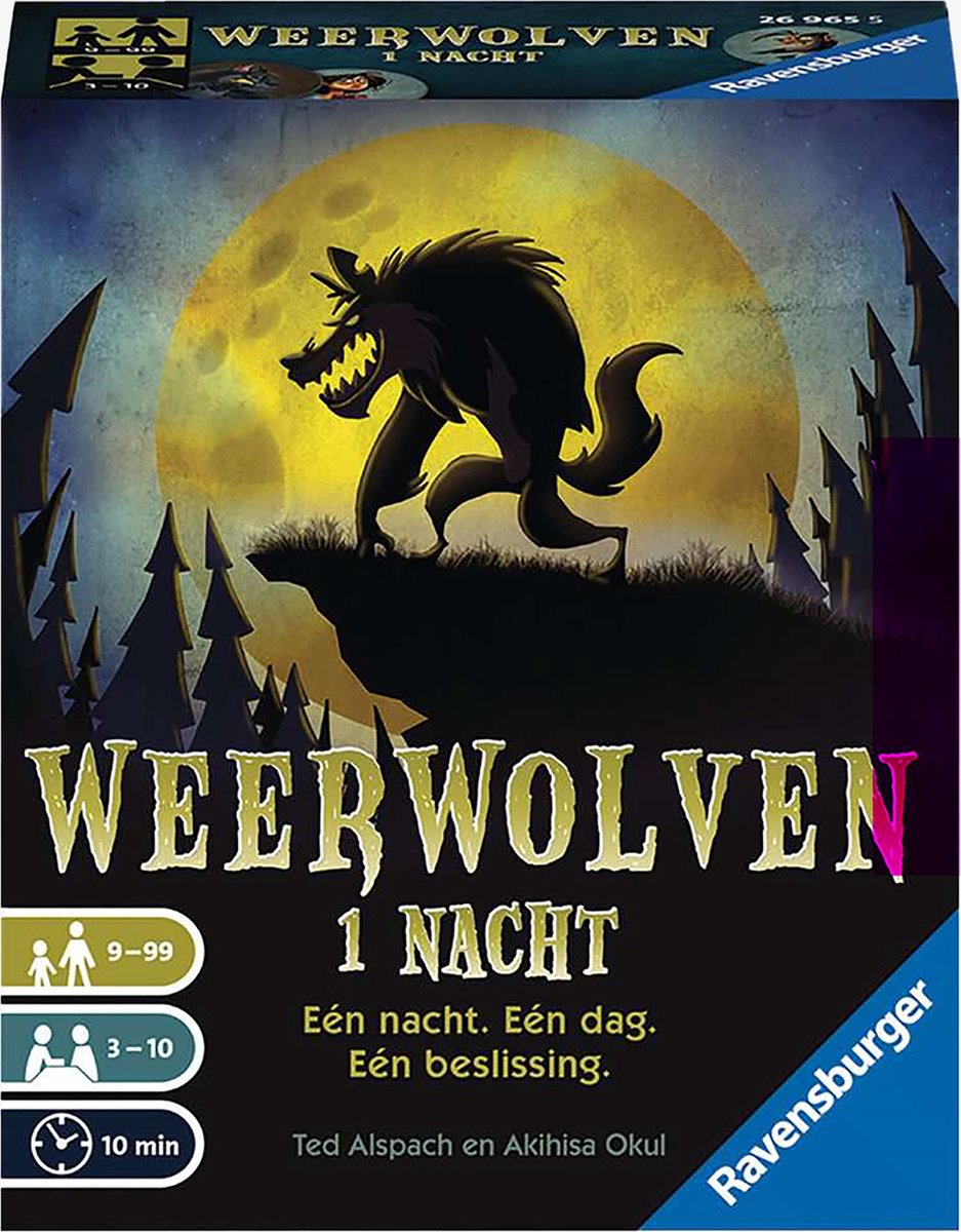 RAVENSBURGER Spel - Weerwolven 1 nacht