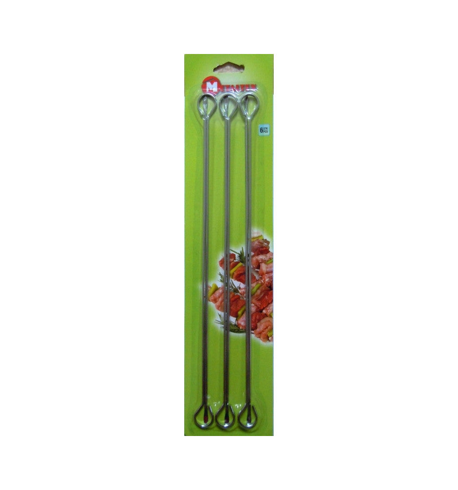 METALTEX Sat� stokken 6st. - 35cm - inox