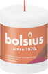 BOLSIUS Stompkaars - 8x6.8cm - cloudy white rustiek