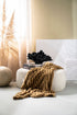 By Boo WUZZY plaid - 140x170cm - goud TU UC