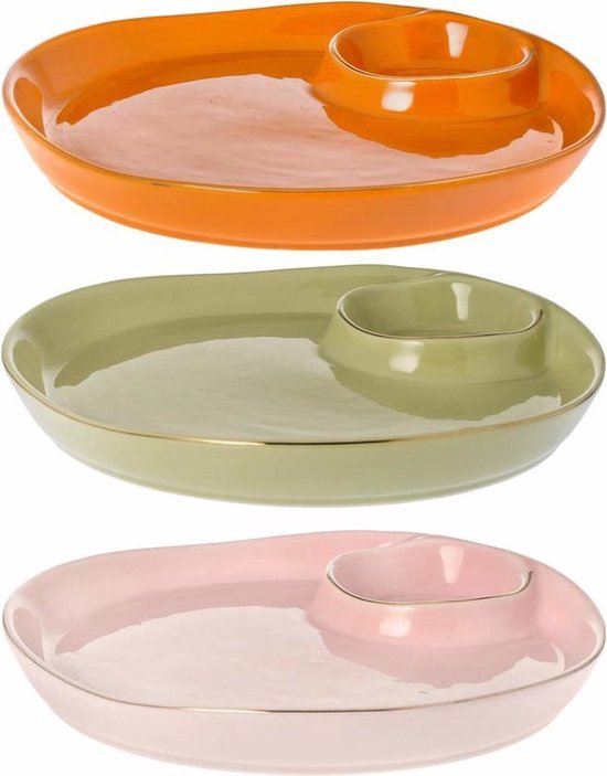 RIVERDALE Tapasschaaltje 23cm - assortim ent van kleuren prijs per stuk