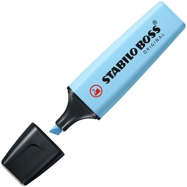 STABILO Boss - breezy blue pastel - fluo original