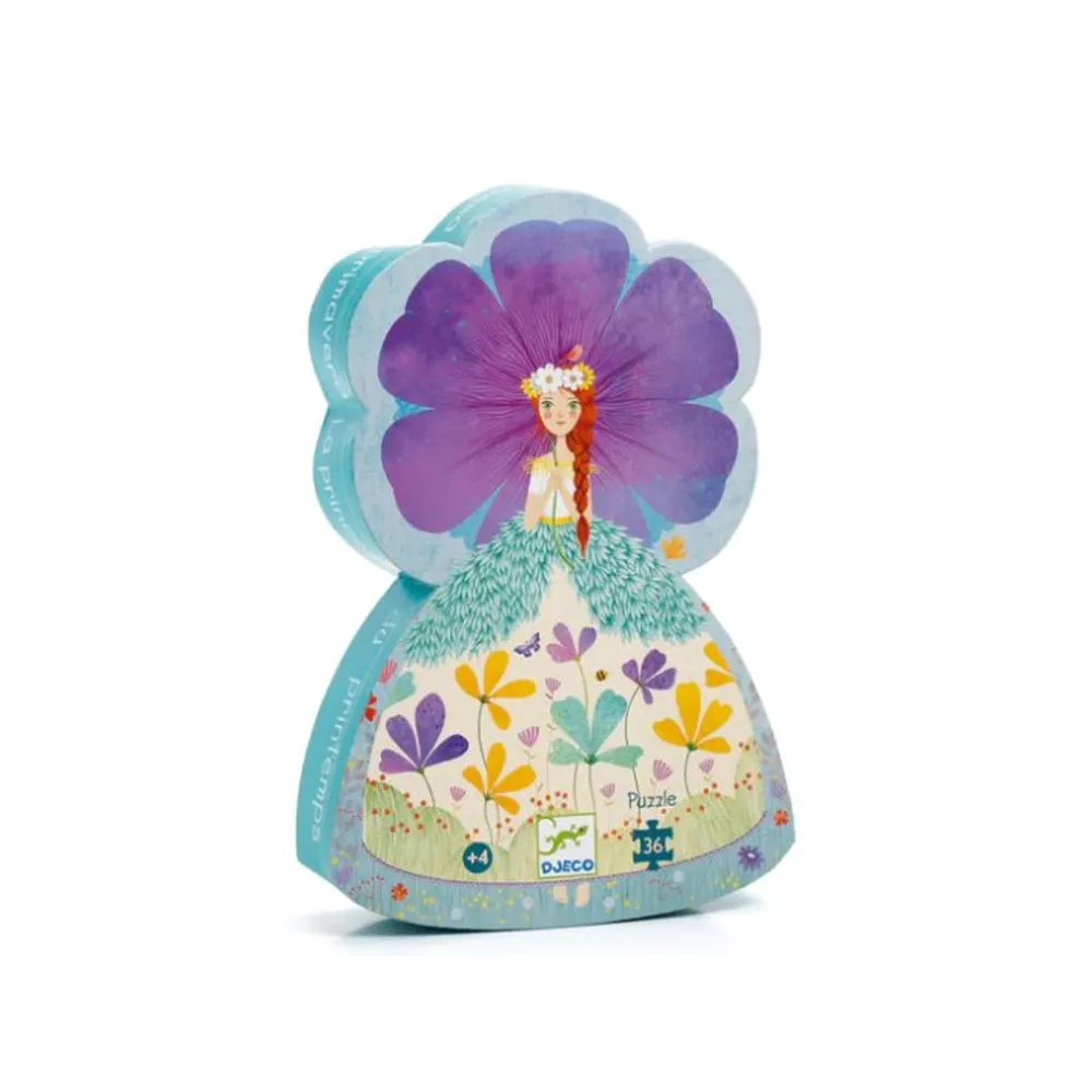 DJECO Puzzel silhouette - Prinses