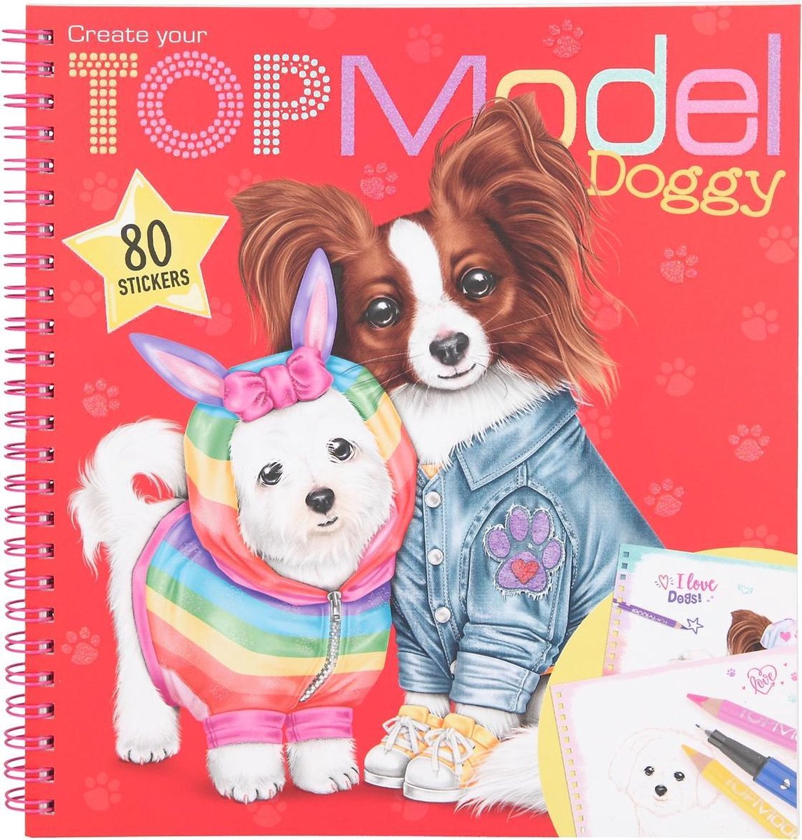 Create your TOPMODEL Doggy - kleurboek