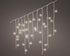 Lumineo LED icicle twinkel buiten 1100x50cm 259L - wit/warm wit  - kerstverlichting