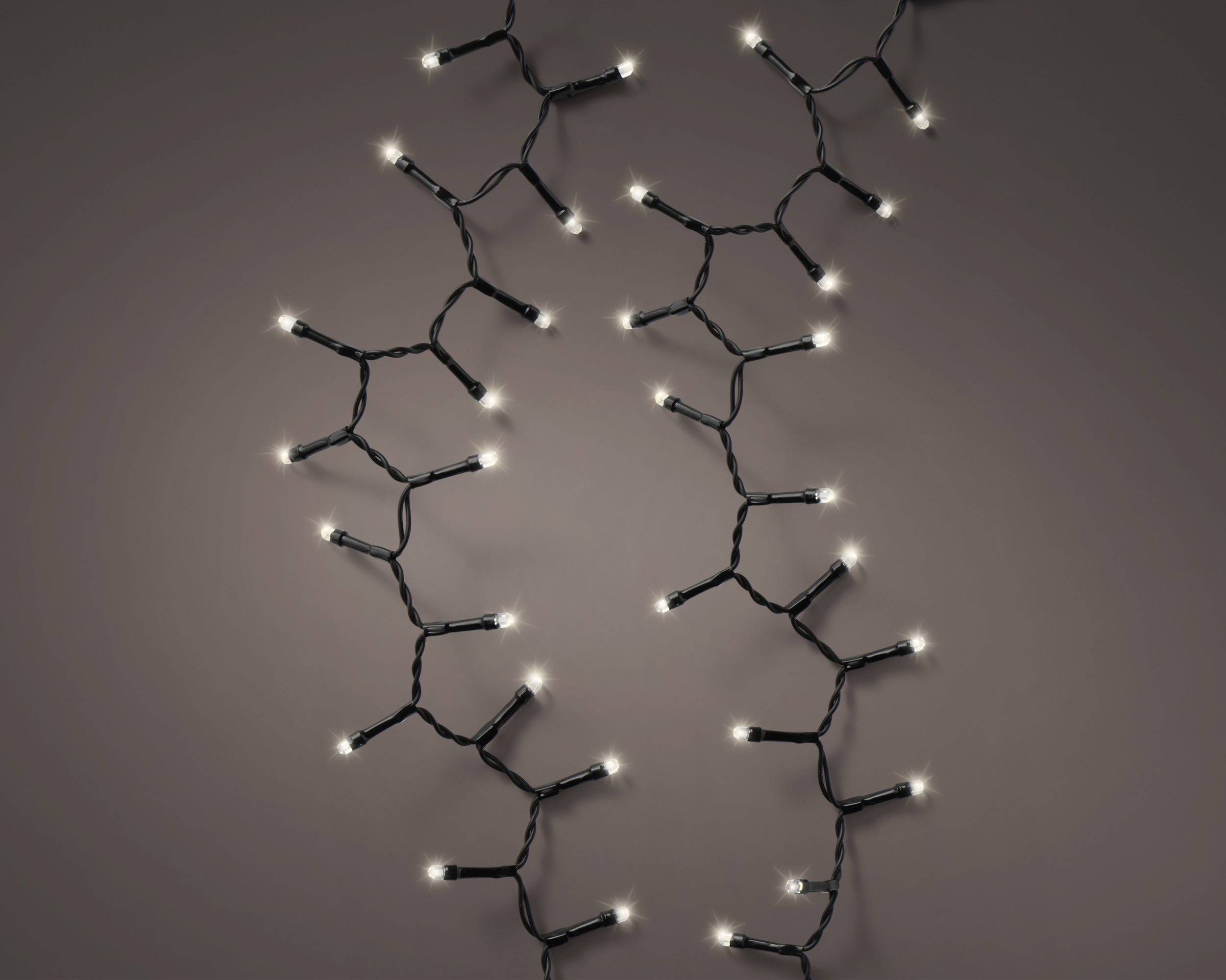 Lumineo LED durawise compact twinkel batterij 470cm 192L - zwart/warm wit - kerstverlichting