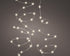 Lumineo LED durawise stringlights twinkel batterij 495cm 100L - zilver/warm wit - kerstverlichting