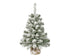 Kerstboom mini imperial snowy 35x60cm -  groen/wit besneeuwd