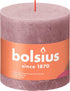 BOLSIUS stompkaars - 10x10cm - ash rose rustiek