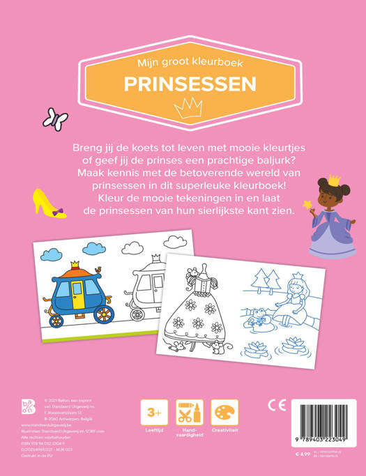 Mijn groot kleurboek - prinses