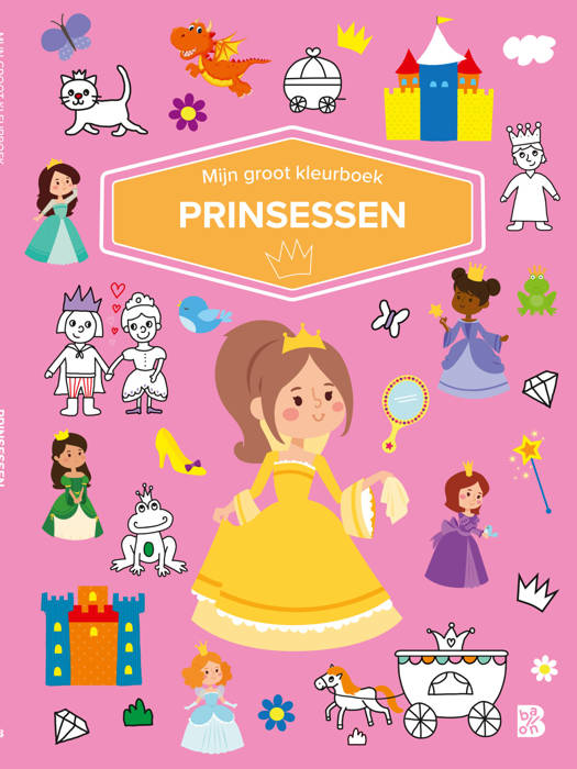 Mijn groot kleurboek - prinses