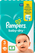 PAMPERS Baby dry - Nr.3 - 42st