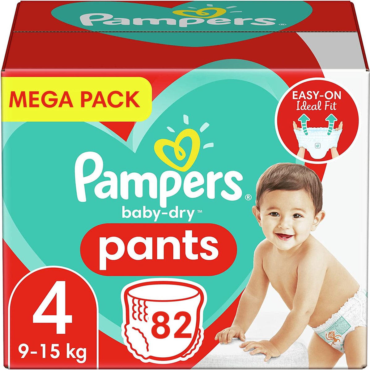PAMPERS Baby Dry pants maxi - Nr.4 -82st