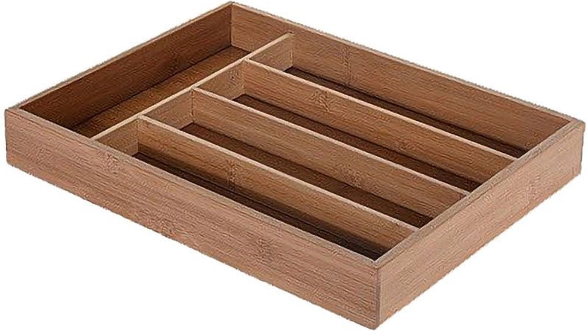 Bestekbak 35x26x5cm - bamboe naturel 784230230