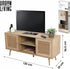 URBAN LIVING Bali tv-meubel m/ 2deurtjes - 120x39xH56.5cm