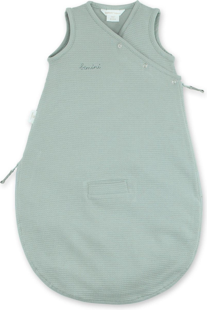 BeMini WAFLE Slaapzak - 0/3m - groen
