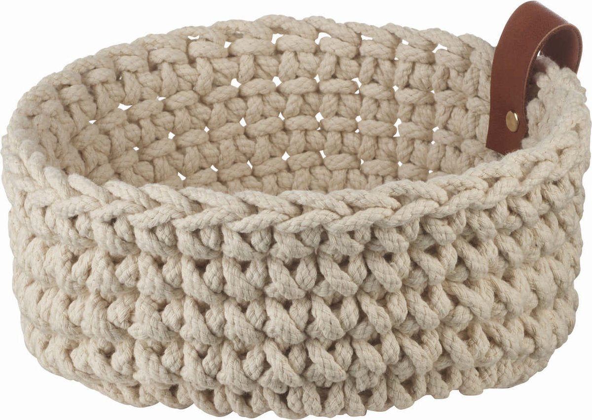 ASA Mand gehaakt - S 17x7cm - ecru