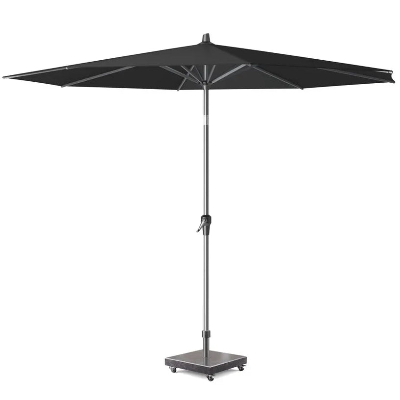 Platinum RIVA parasol D 2.5m - zwart excl. voet