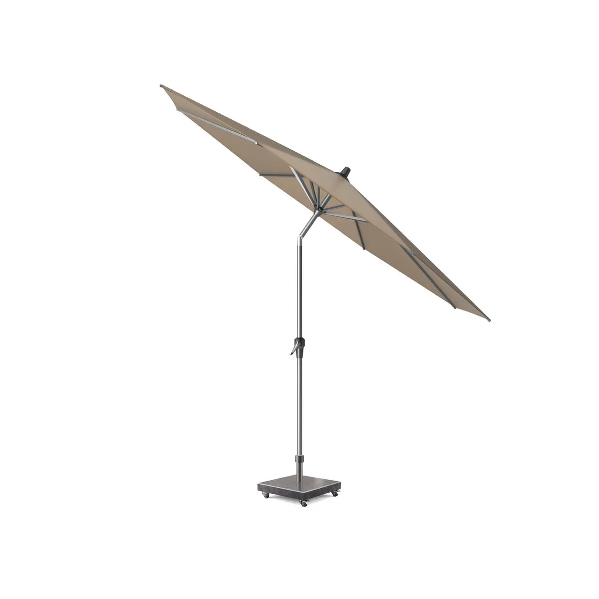 Platinum RIVA parasol D 2.5m - taupe excl. voet
