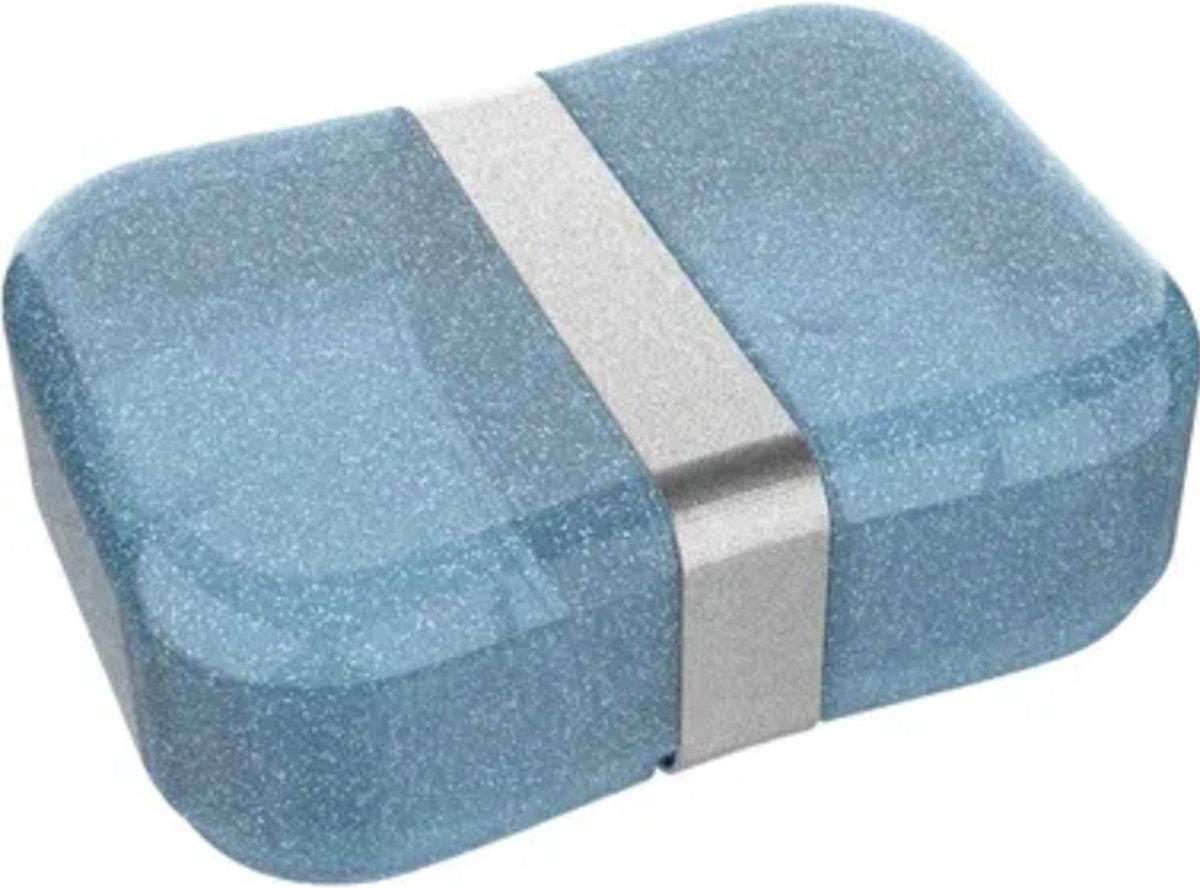 LUNCH BUDDIES Glitter blauw - brooddoos