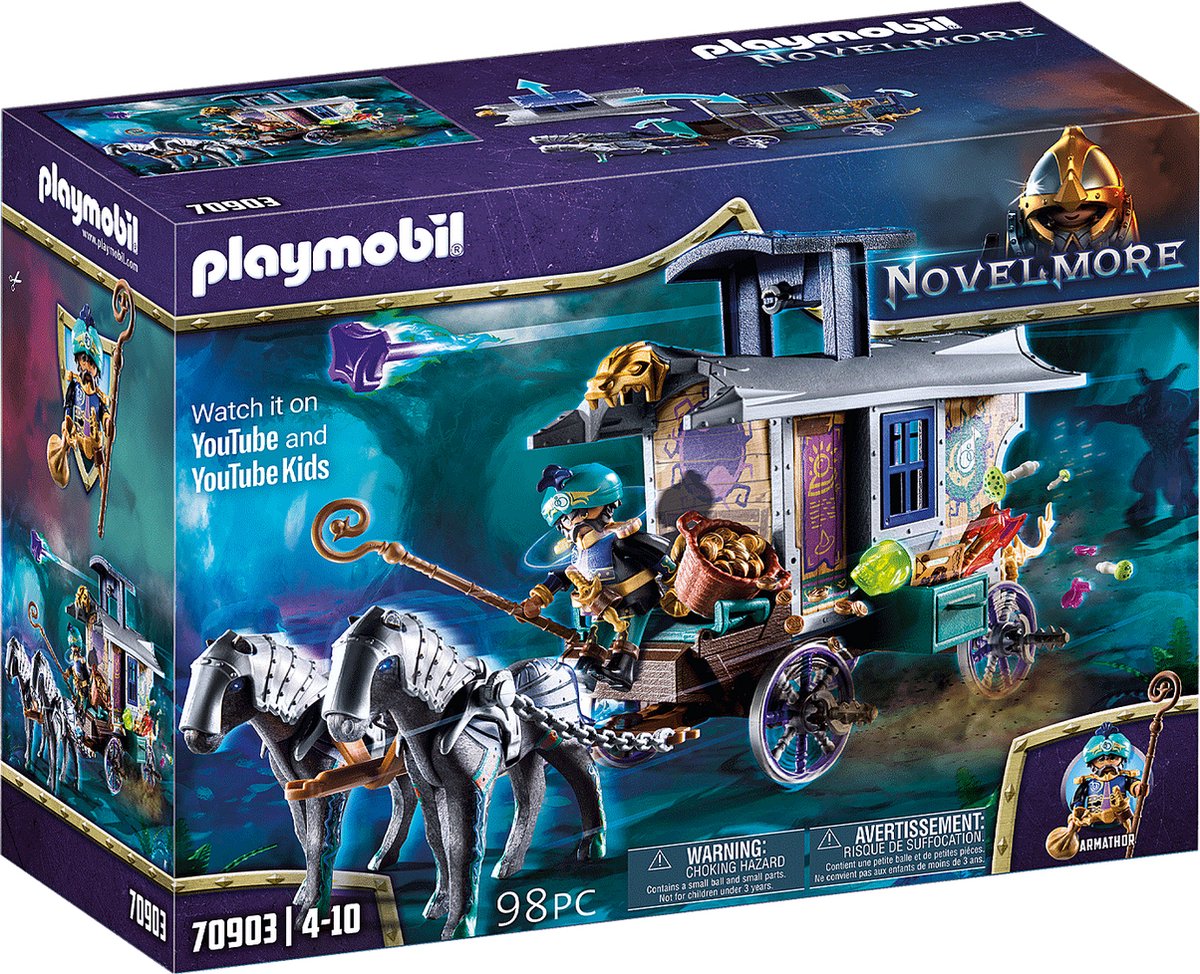 PLAYMOBIL Novelmore 70903 Violet Vale - handelskoets     TU UC