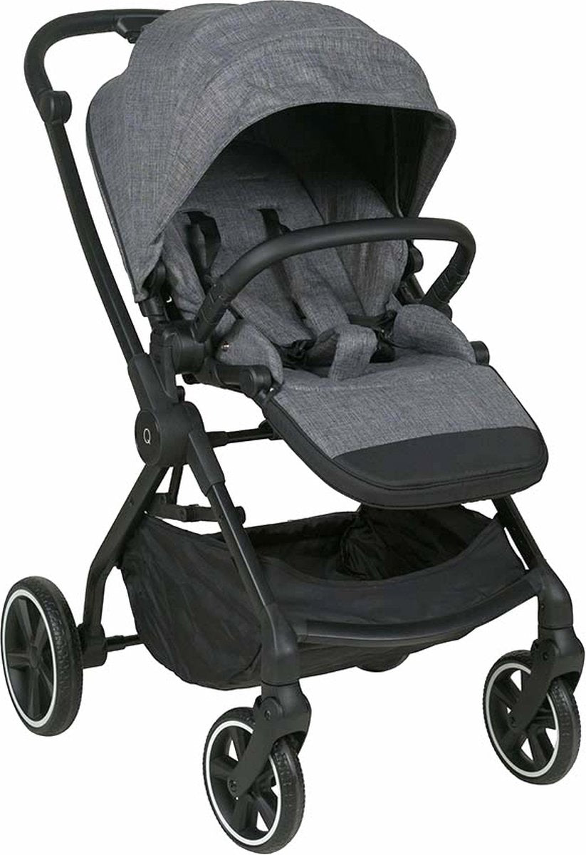 QUAX Yuka Kinderwagen + adapter - dark grey  tu UC