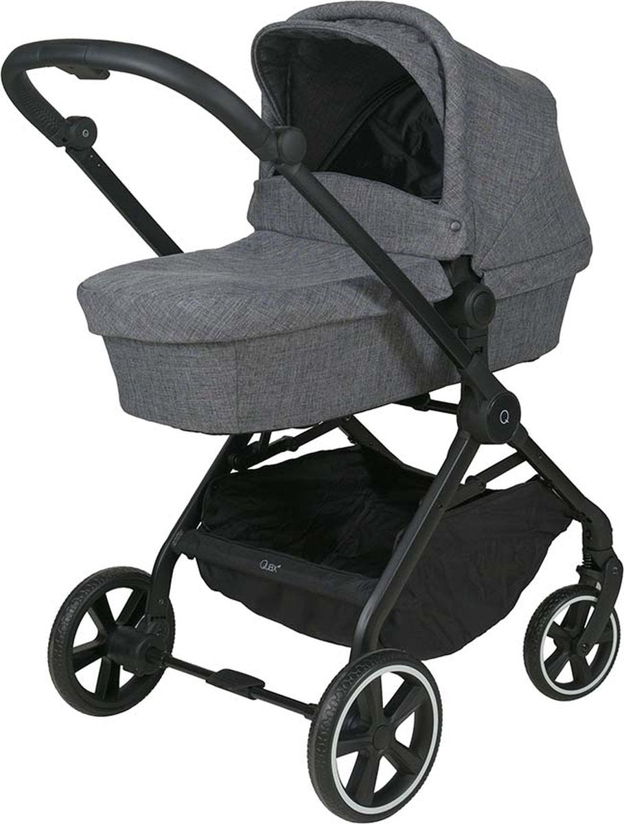 QUAX Yuka Kinderwagen + adapter - dark grey  tu UC