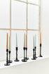 Home Society MUNIA Kandelaar L - 8.75x22.75cm - zwart