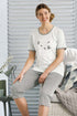 PASTUNETTE Pyjama capri - l.groen - 42