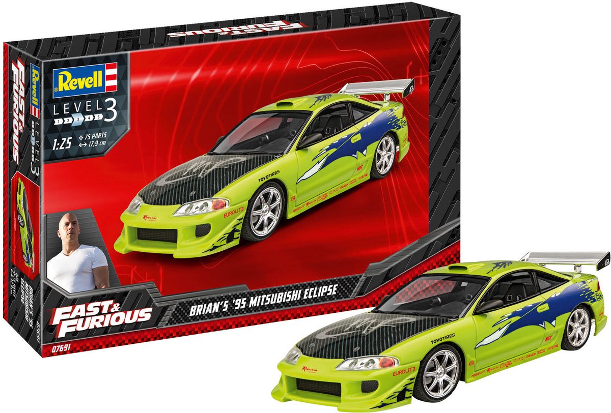 REVELL - Fast & Furious Brian's 1995 Mitsubishi Eclipse