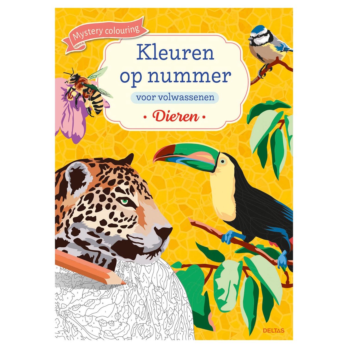 Kleuren op nummer voor volwassenen - Dieren volwassenen