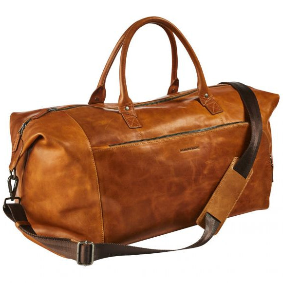 MAVERICK New Man weekendtas - leder