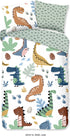 GOODMORNING Dekbedovertrek kids 140x220 cm - multi dino's